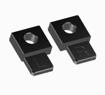 2x Endstück Adapter passend für Remis Remifront IV Plissee Verdunkelung