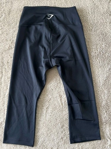 Gymshark Training Damen Leggings Schwarz Cropped Leggings Gr. Small - S Neu - Bild 3 von 4