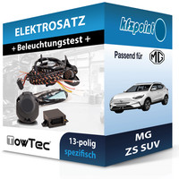 für MG ZS SUV 10.2017-Jetzt Towtec E-Satz 13Polig Fahrzeugspezifisch NEU