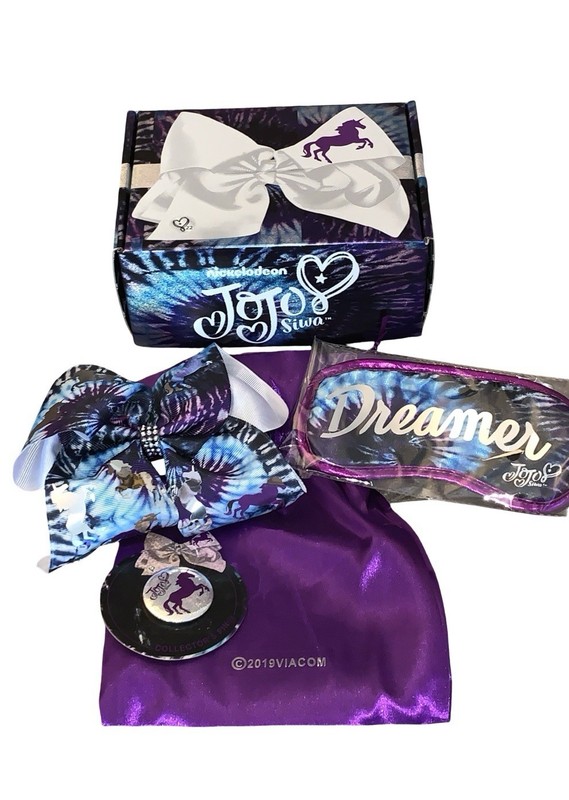 JoJo Siwa Bow Club Box #22 Unicorn Limited Edition Gift Box, Bow, Bag, SleepMask