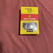 Burago Ferrari Testarossa Extremely rare Collectible metal Keyring 1:87