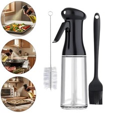 Ölzerstäuber 200ml Schwarz Glas Ölsprüher...