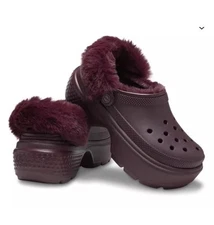 Crocs Stomp Lined Clog 208546 Dark Cherry M8/W10