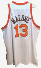 Moses Malone #13 Spirits St. Louis ABA 1975-76 White Mitchell Ness Jersey 54 New