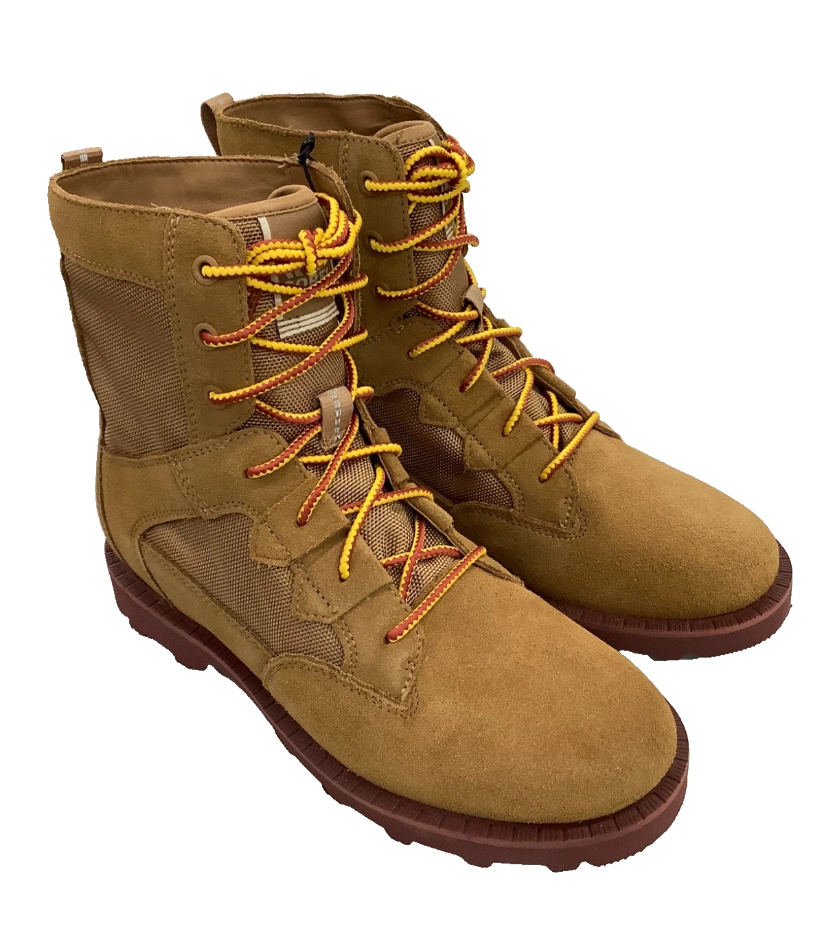 Sorel Men's Caribou OTM WP Boot Buff Madder Brown Suede Size 7 New in Box