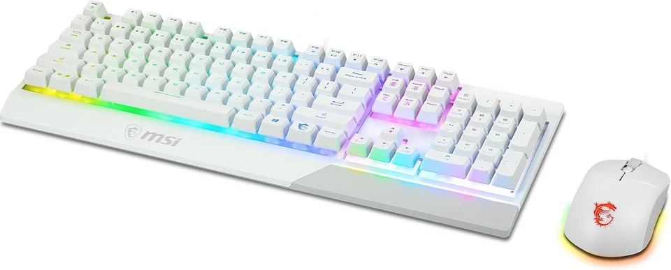 MSI VIGOR GK30 COMBO White Gaming Keyboard (UK Layout) + + GM11 - Image 3 of 4