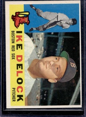 1960 Topps Ike Delock #336 Boston Red Sox Excellent Vintage Card See Scan