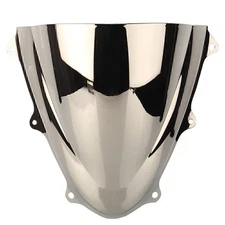 1x Silver ABS Windshield Windscreen Deflector For Suzuki GSXR600 GSXR750 2011-22