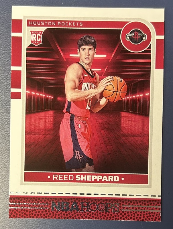 2024-2025 Panini NBA Hoops Reed Sheppard #233 Rookie Card