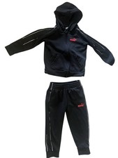 Puma Boys Black Jogger Suit Set  Size 5