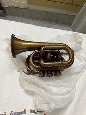 Durable Stylish Antique Brass Pocket Trumpet 3 Piston Valves For Decorative Use