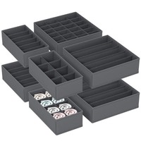 UnterwäSche Organizer Stoffboxen Schubladen Aufbewahrung Faltbar 8Er Set 32 Cm