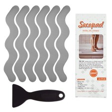 Secopad USA Patented Anti Slip Shower Stickers 24 PCS Safety Bathtub Strips A...