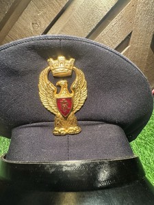 VTG 88’ Peaked Italian State Police Cap Size 56