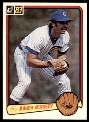 1983 Donruss Junior Kennedy . Chicago Cubs #529