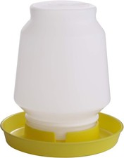 Fuente de plástico para aves de corral Miller Manufacturing riego completo amarillo 1 galón