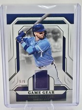 Panini National Treasures Bobby Witt Jr. Emerald Game Gear #GGS-BW 5/5 MEM Roya…
