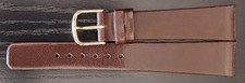 Vintage NOS 1970s Kreisler 18mm Brown Genuine Nappa Calf Leather Watch Band
