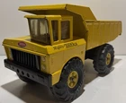 *GREAT* Vintage 1970s Mighty Tonka Dump Truck #3900 Pressed Steel Yellow XMB-975