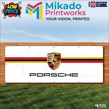 Porsche Banner 928 935 Carrera GT2 GT4 924 911 Garage Workshop Wall Display PVC