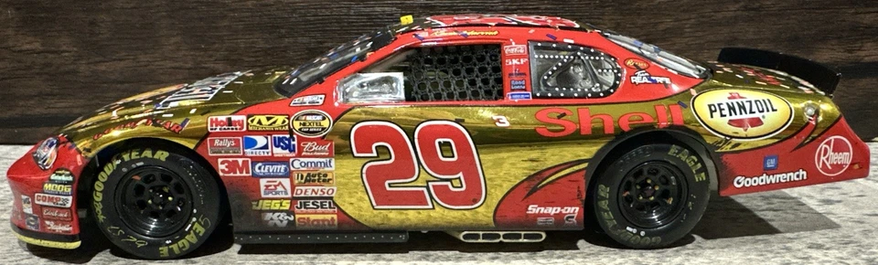 Kevin Harvick #29 Shell Daytona 500 2007 Win Color Cromo 1/24 Acción Nascar Foto 2 de 4