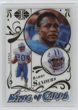 2022 Panini Illusions King of Cards Barry Sanders #KC-13 HOF 0y5c