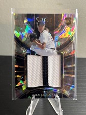 2023 Panini Select #PJS-WF Wilmer Flores Rookie Jumbo Swatch Cracked Ice #/23
