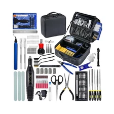 124-Piece 3D Printing Tool Kit w/ Nozzle Cleaner and Rotary Tool for 3D Printers