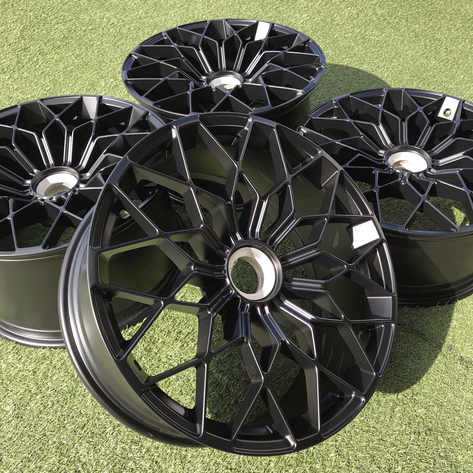 20 LAMBORGHINI Huracan RIMS OEM STOCK SET BLACK STO 4T3601017 APPTECH
