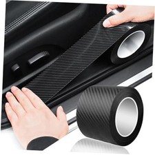 Car Door Edge Trim,Universal Door Sill Protector,Carbon Carbon Fiber-2.76"x33ft