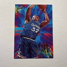 1995-96 Fleer Ultra Ultra Power Shaquille O'Neal 9 Insert Orlando Magic Shaq