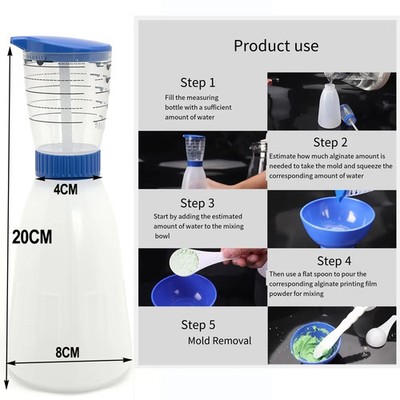 Dentistry Tool Dental Alginate Impression Material Measuring Bottle Oral Precise