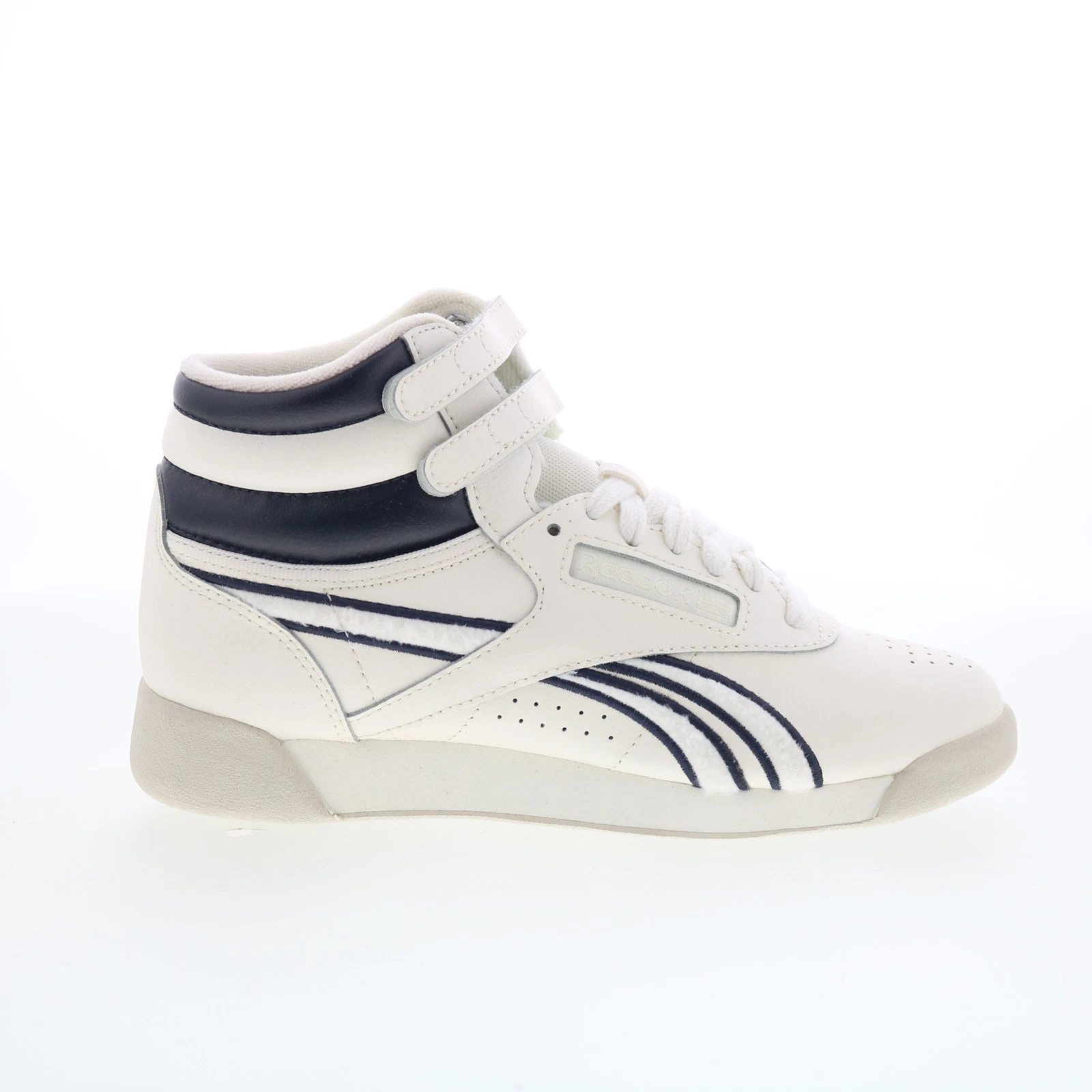 Reebok X SI Freestyle HI Womens White Leather Lifestyle Sneakers Shoes
