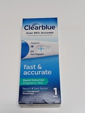 Clearblue Rapid Detection Pregnancy Test   1 Count   Over 99 Accurate