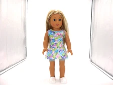 American Girl Doll Truly Me 2017 Blonde Hair & Blue Eyes Dressed with Shoes