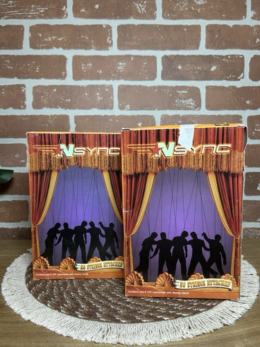 NSync Tour 2000 Collector's Edition J.C. & Justin Marionettes OB Y2K Boy band - Picture 4 of 14