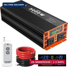 3000 Watt Power Inverter 12V DC to 120V/110V AC for Vehicles RV, Truck, Solar, H