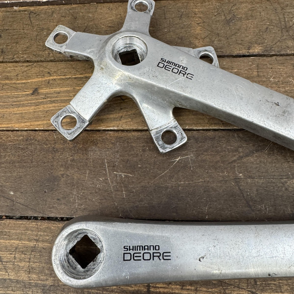 【80s☆ビンテージ】SHIMANO DEORE FC-MT60 クランクセット Vintage Shimano Deore FC-MT60 Crankset 175mm 110 BCD Square MTB
