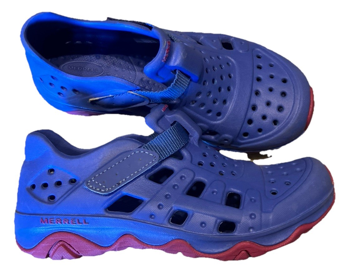 Sandalo Merrell bambino taglia 13M Hydro Canyon blu viola ottime condizioni!