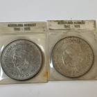 Two 1970 Netherlands 10 Gulden Silver Coins–Nederland Herrijst 1945-1970 – Que — photo 8
