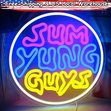 Sum Yung Guys LED Neon Sign Sports Bar Neon Sign Modern Decor for Game Room Man