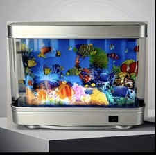Baby  s First Fish Tank LED Night Light, USB Powered, Color Changing, 30x24cm