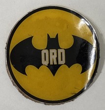 Batman Logo QRD Game Used Bat Knob Decal - MLB Baseball