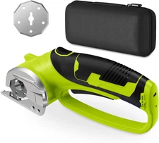 Cordless Electric Scissors, 4V Rechargeable Box Cutter & Cardboard Cutter with L