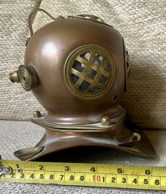 Vintage 7'' Kupfer und Messing Mini Tiefsee Taucherhelm Replik £22,95 JETZT KAUFEN