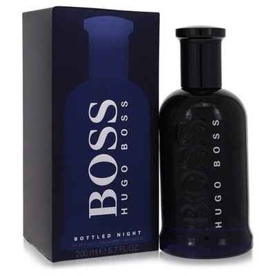 Hugo Boss Bottled Night Eau De Toilette Spray 6.7oz/200ml Men Woody Chypre Musk