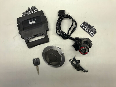 Kawasaki ZX6R ZX6 R ZX600P (1) 07' Key kit locks keys Zündschloss