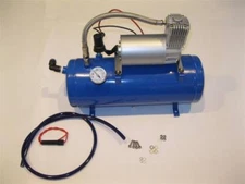 120PSI 12v Air Compressor 1.5 Gallon Tank For Air Horns & Bag System Train Truck