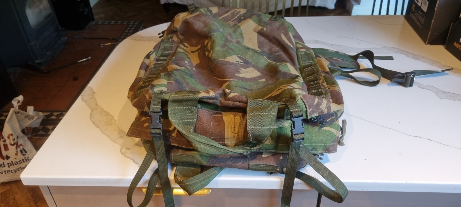 MILITARY engineers 100 LITRE BERGEN BRITISH ARMY RUCKSACK MTP BTP CAMO ...