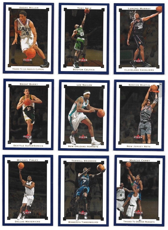 2002 - 2003 Fleer Premium Basketball Trading Cards / Choose U Pick / mb29 - Image 4 of 4